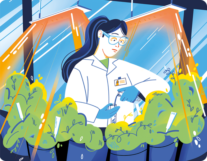 Иллюстрация лаборатории